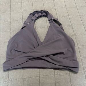 Buffbunny Candy Wrap Sports Bra in Hush Berry